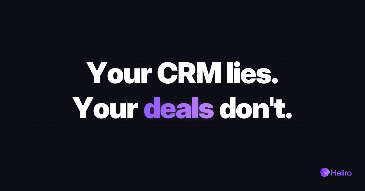 CRM dashboards vs pipeline visibility